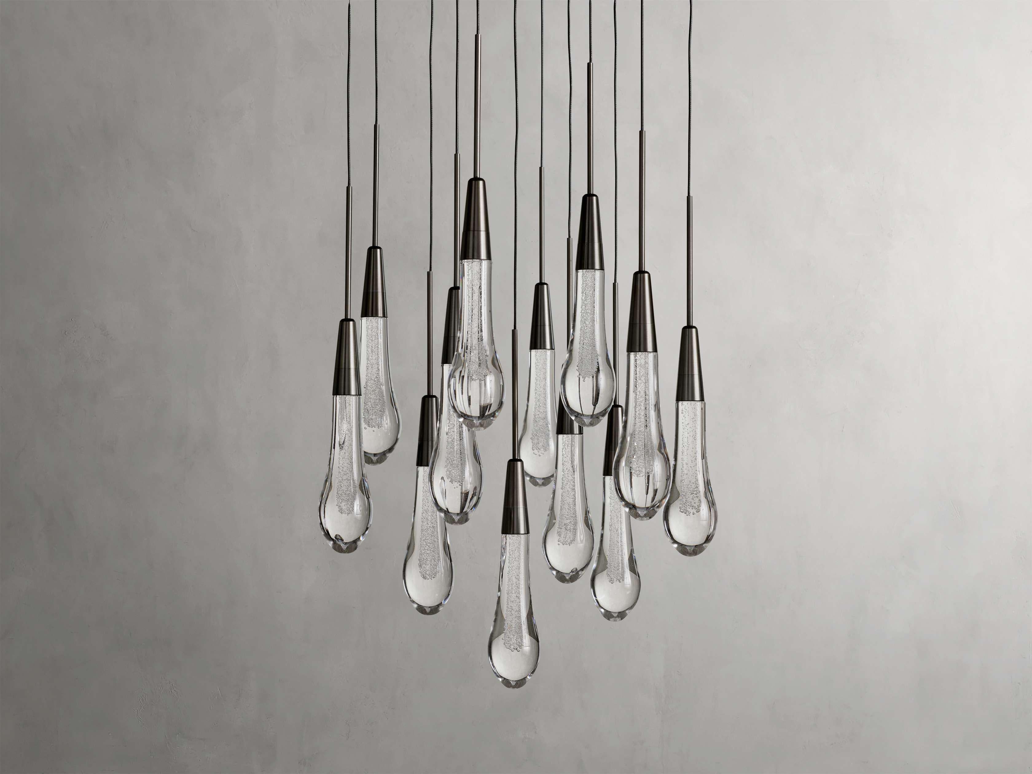 Soltaire Round Chandelier 17" 24" 36" 58"