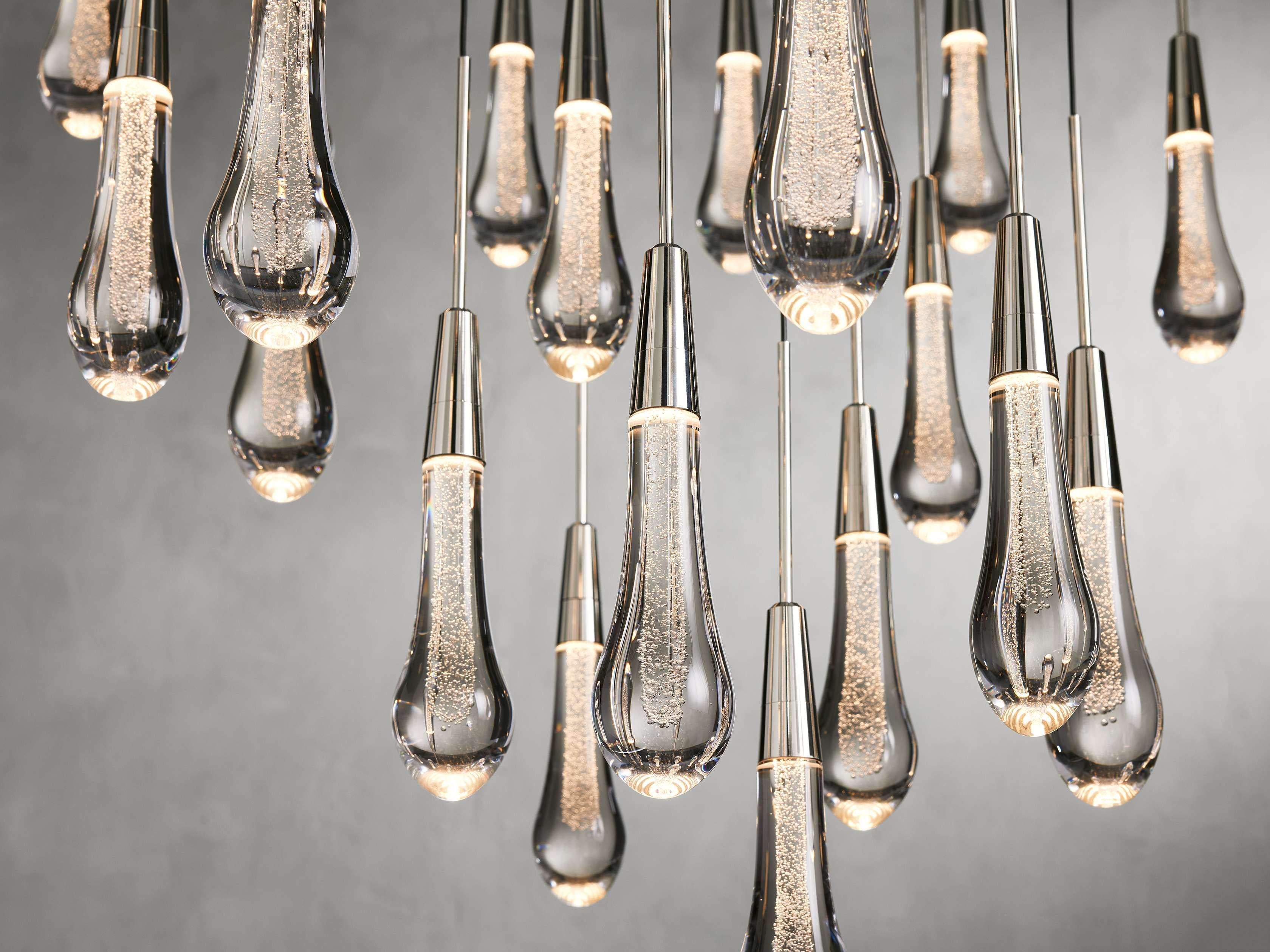 Soltaire Round Chandelier 17" 24" 36" 58"