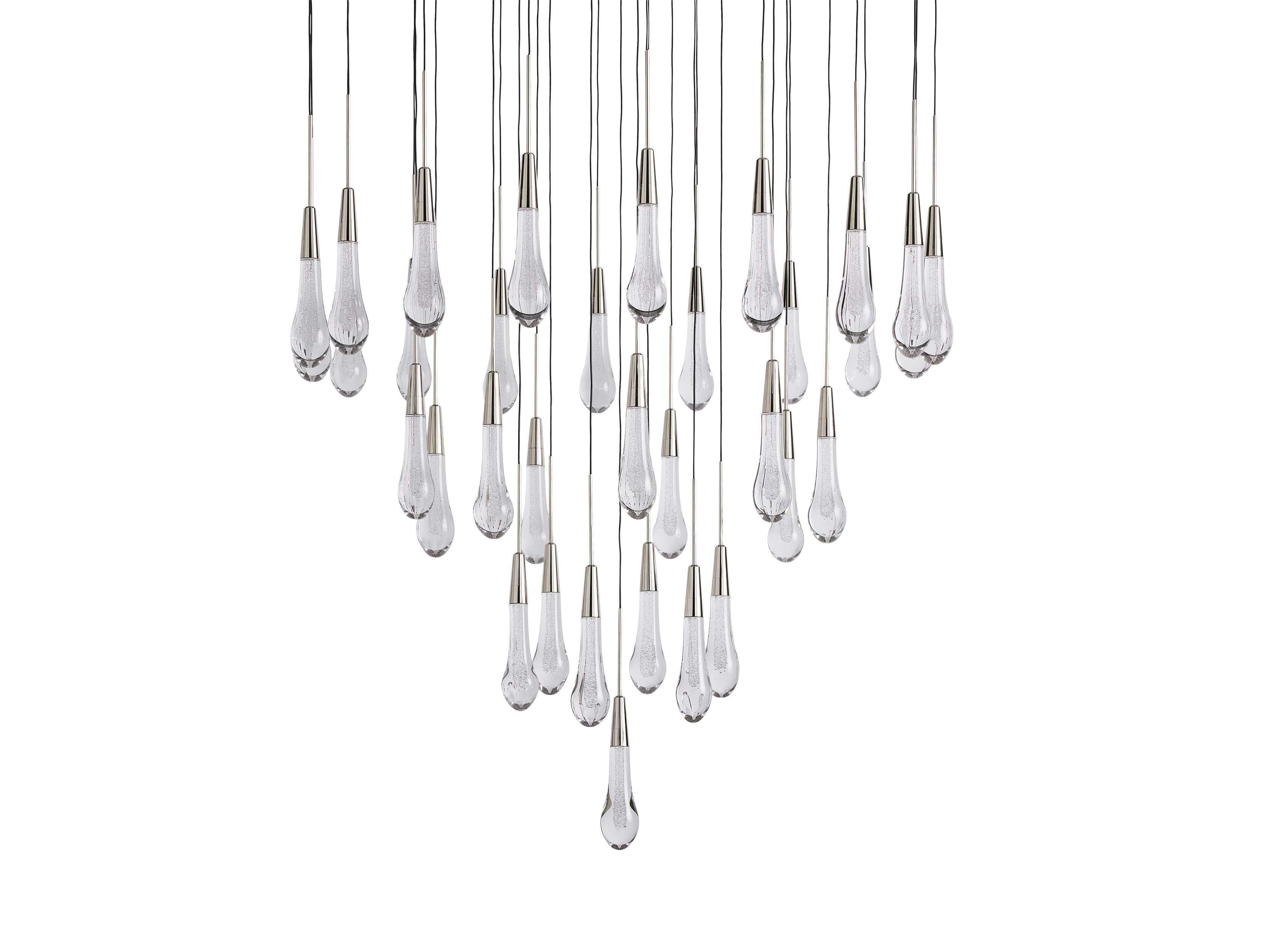 Soltaire Round Chandelier 17" 24" 36" 58"