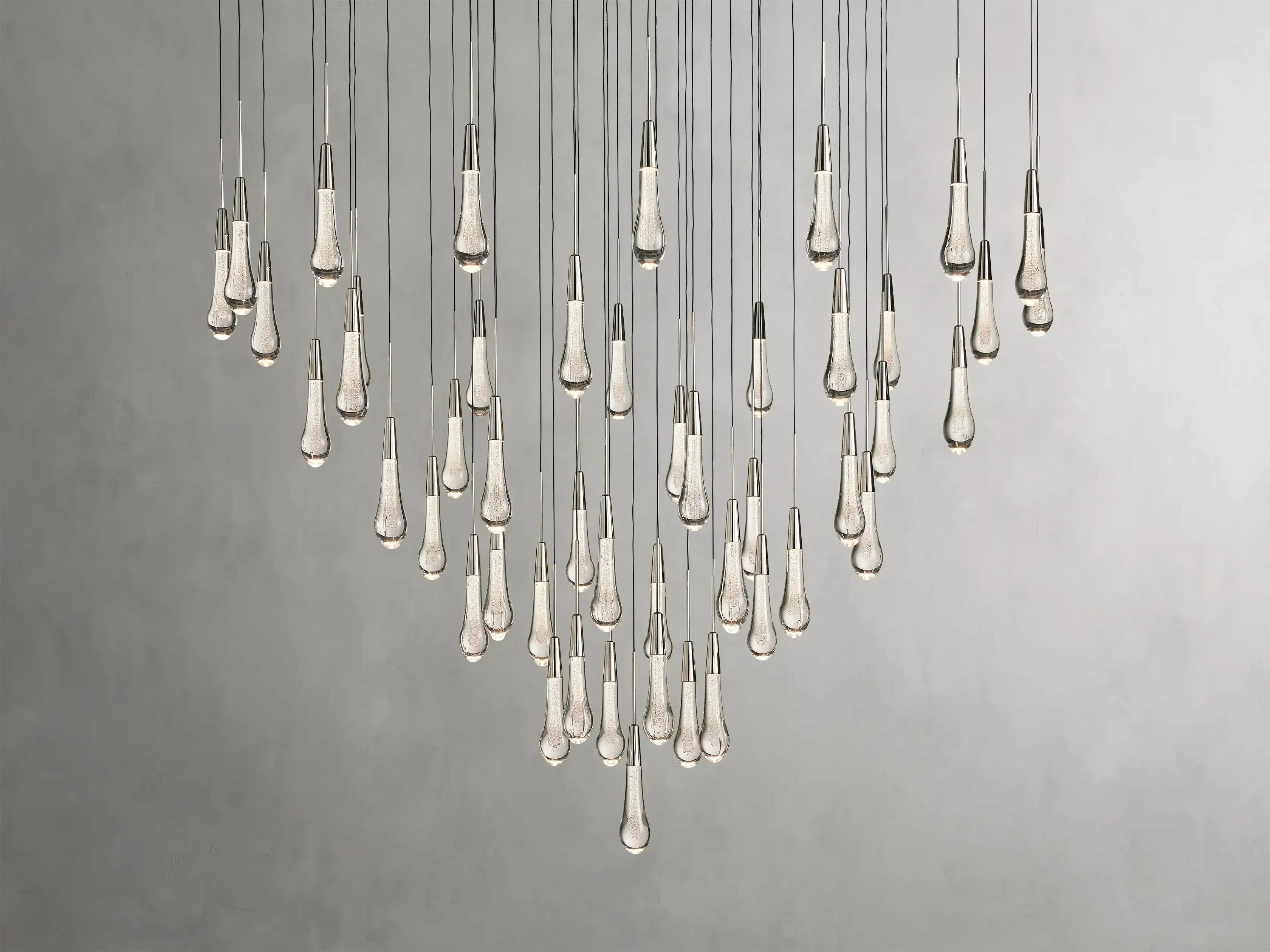 Soltaire Round Chandelier 17" 24" 36" 58"