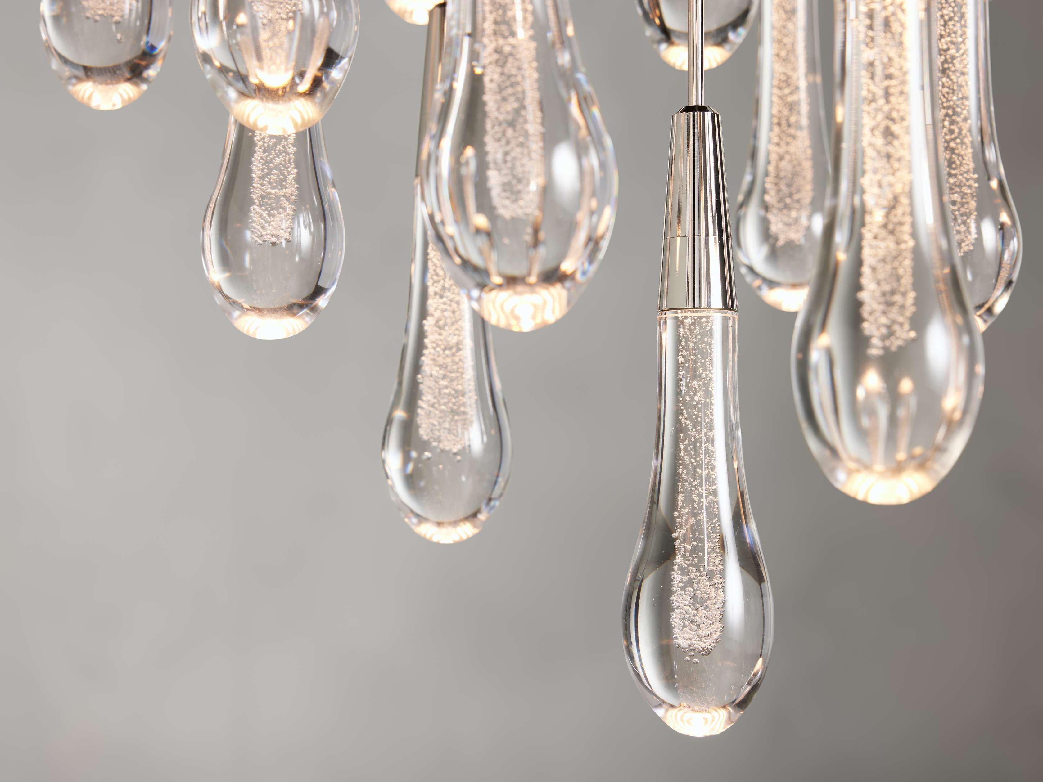 Soltaire Round Chandelier 17" 24" 36" 58"