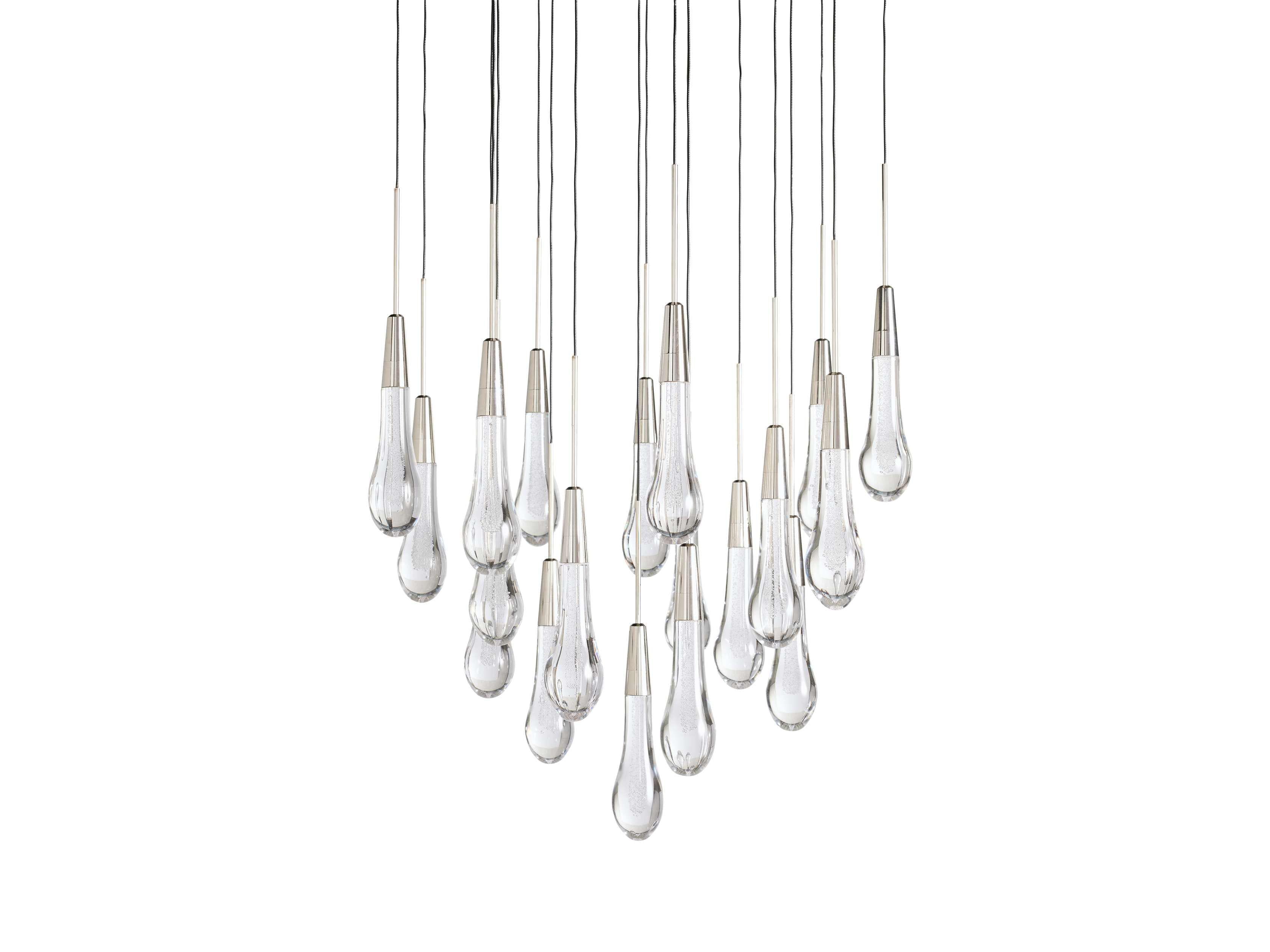 Soltaire Round Chandelier 17" 24" 36" 58"