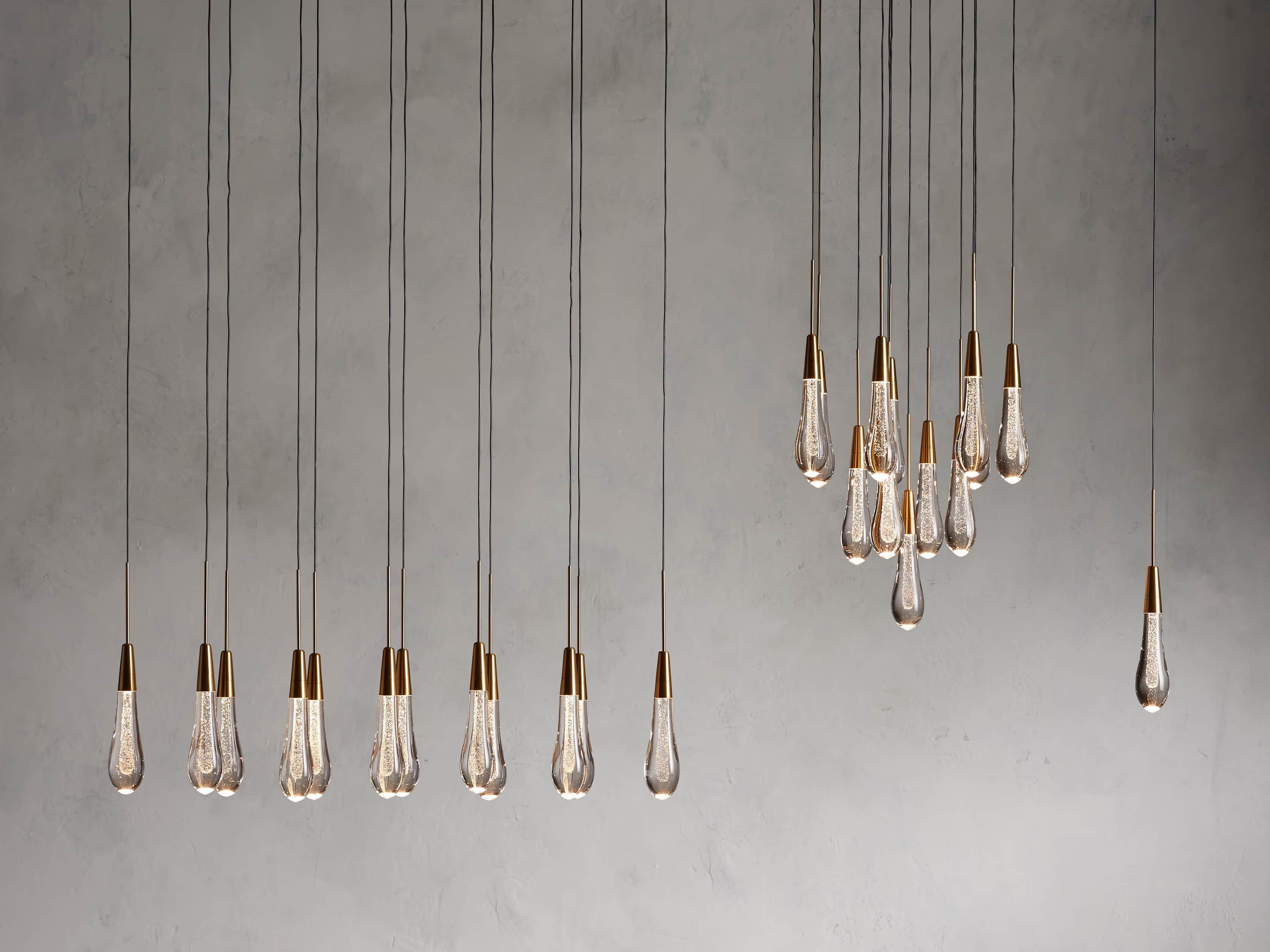 Soltaire Round Chandelier 17" 24" 36" 58"