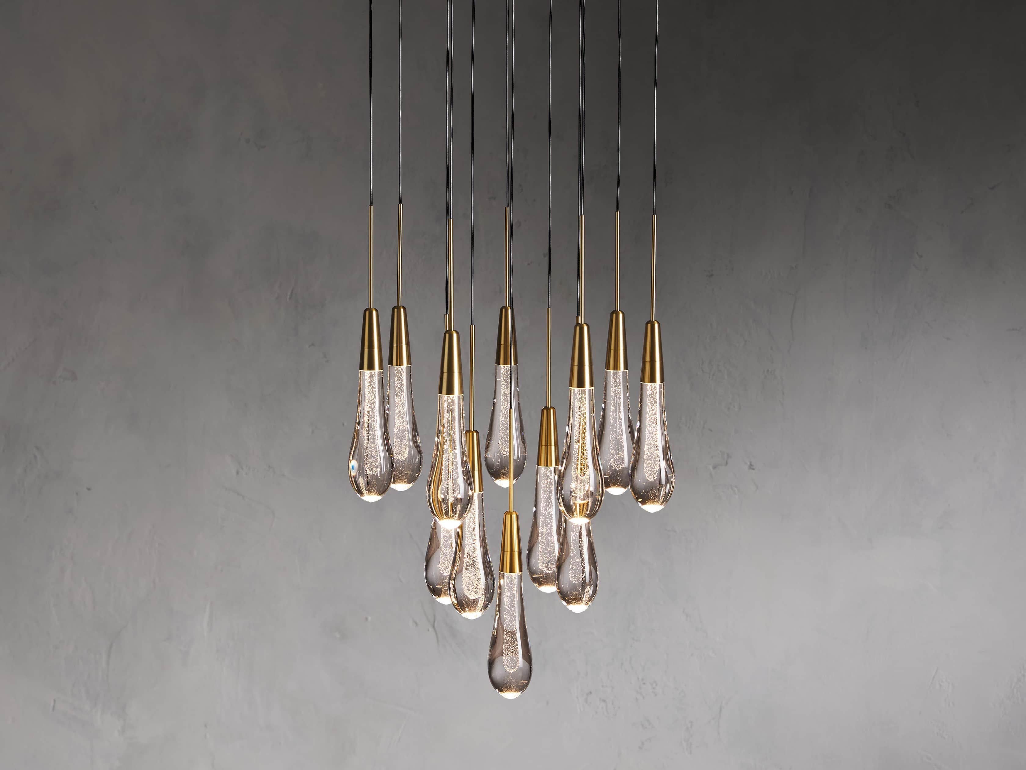 Soltaire Round Chandelier 17" 24" 36" 58"