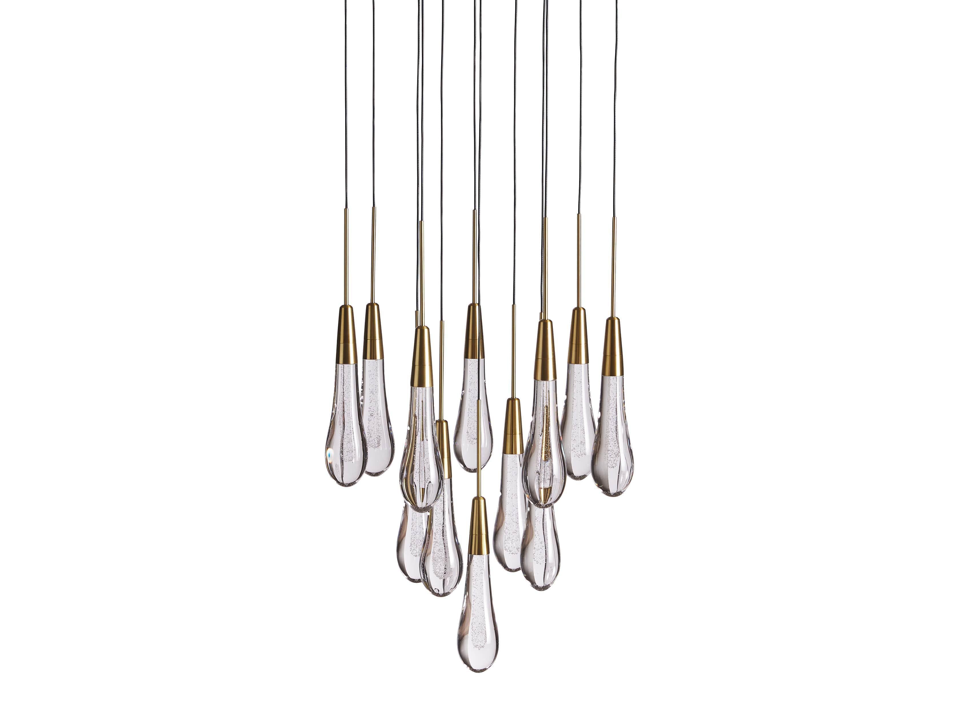 Soltaire Round Chandelier 17" 24" 36" 58"