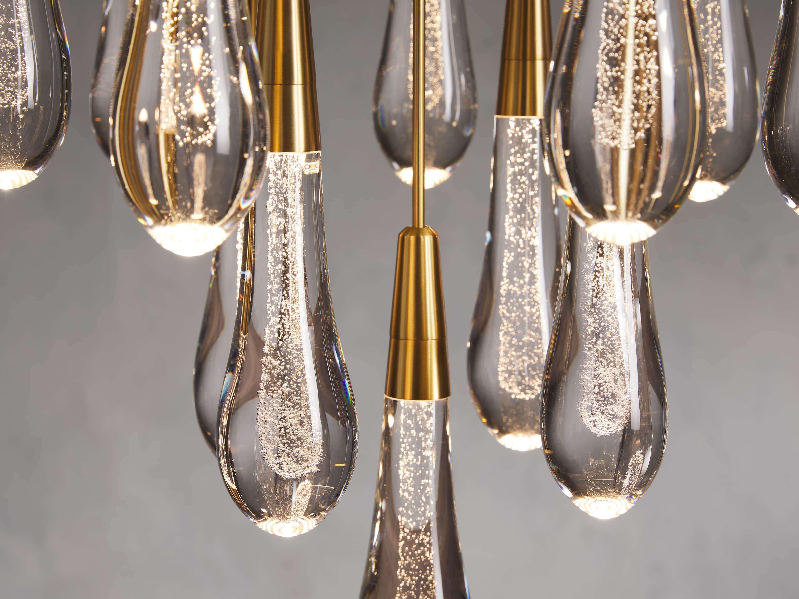Soltaire Round Chandelier 17" 24" 36" 58"