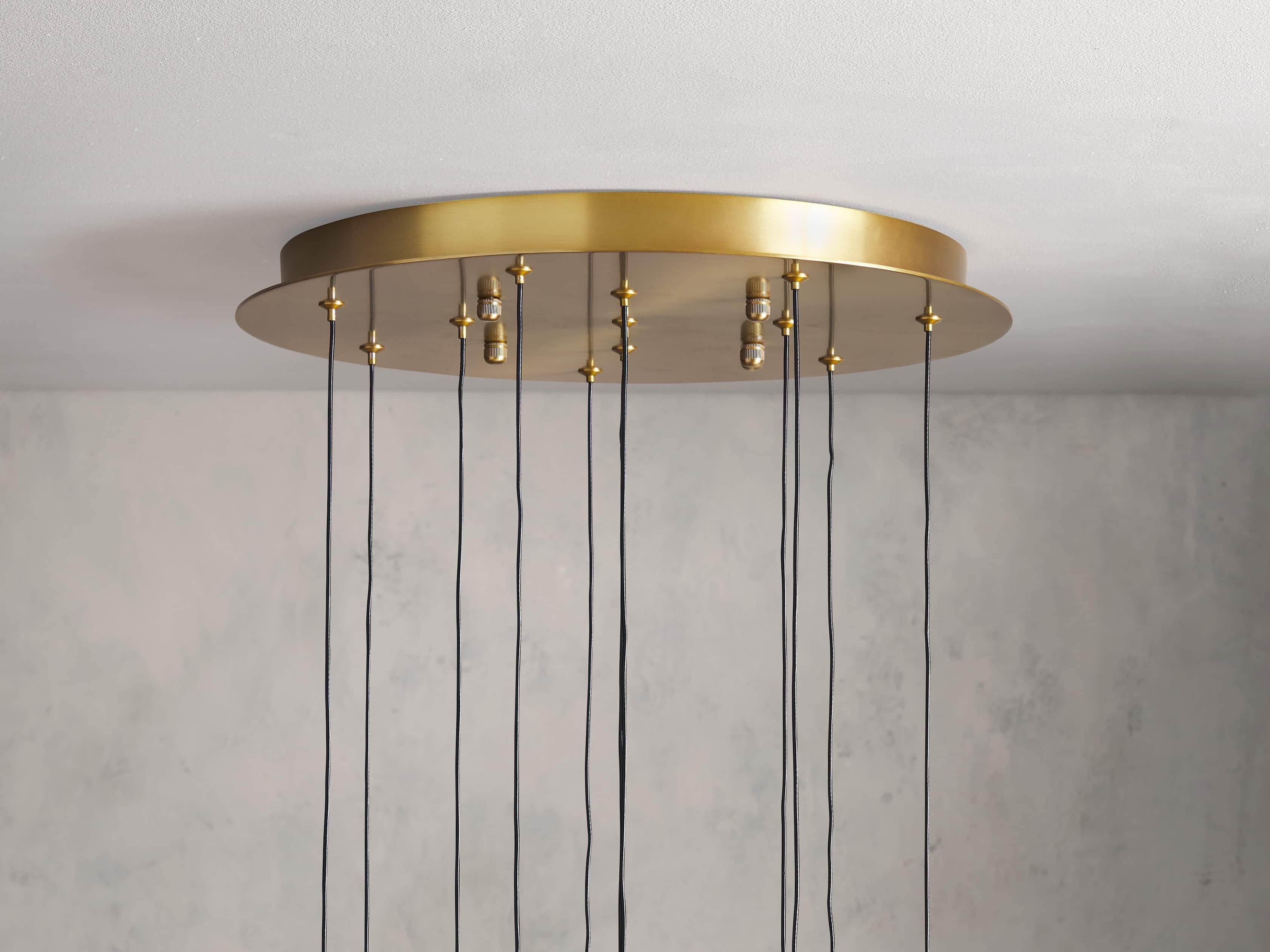 Soltaire Round Chandelier 17" 24" 36" 58"