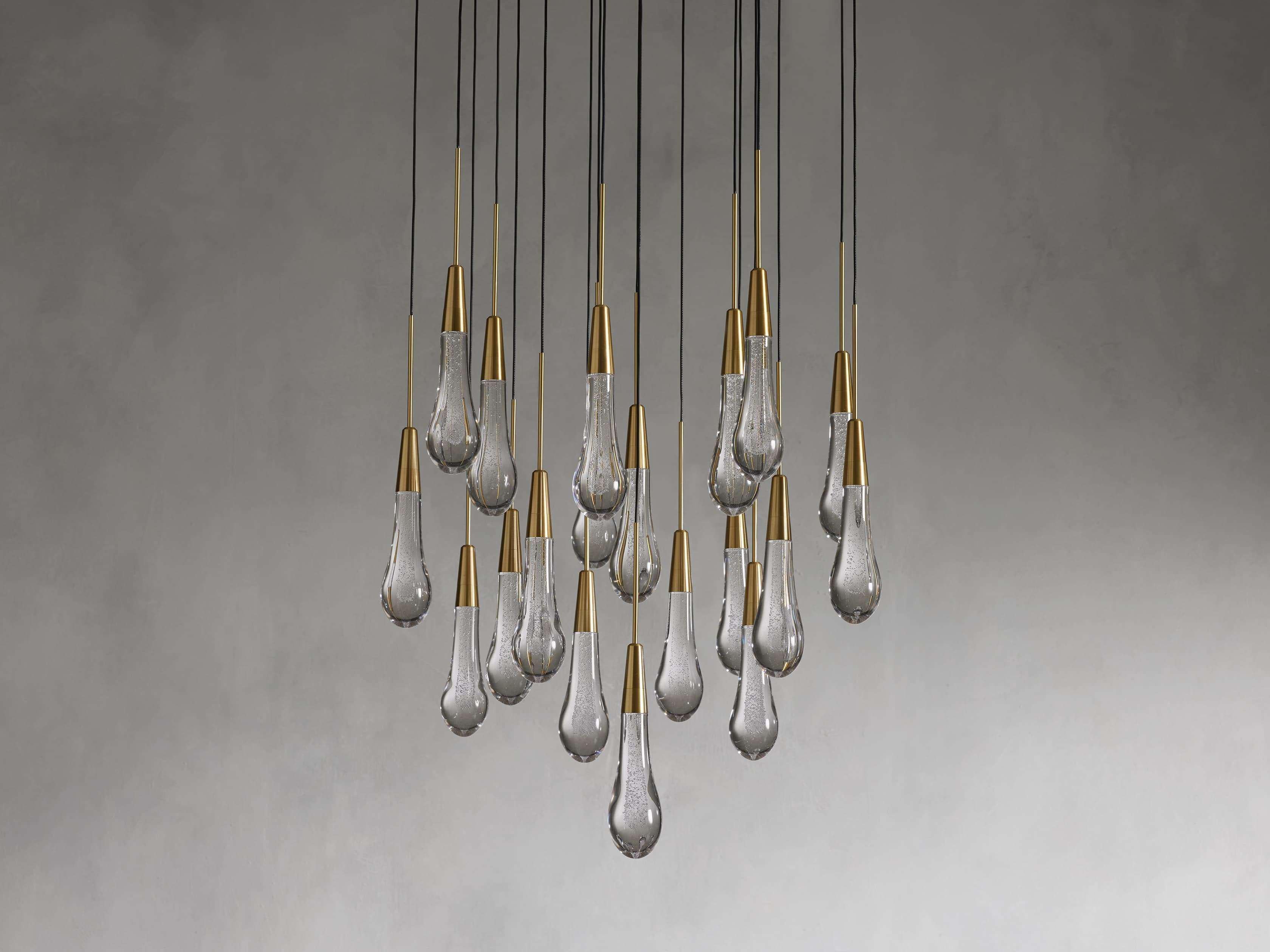 Soltaire Round Chandelier 17" 24" 36" 58"