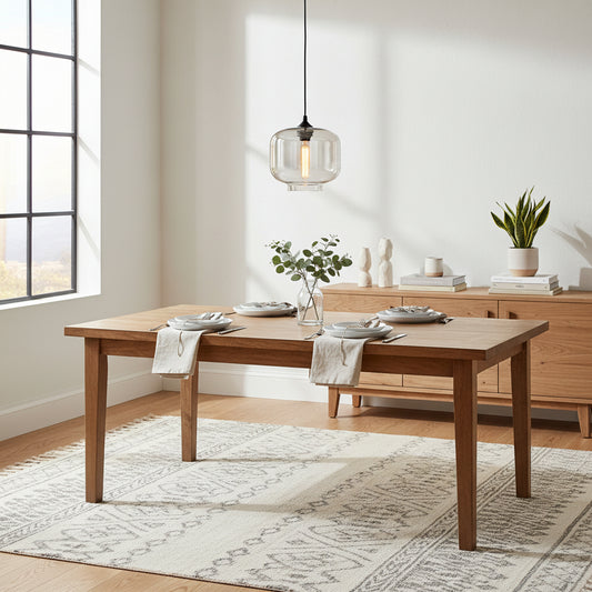 Modern Pendant Light with Clear Glass Shade