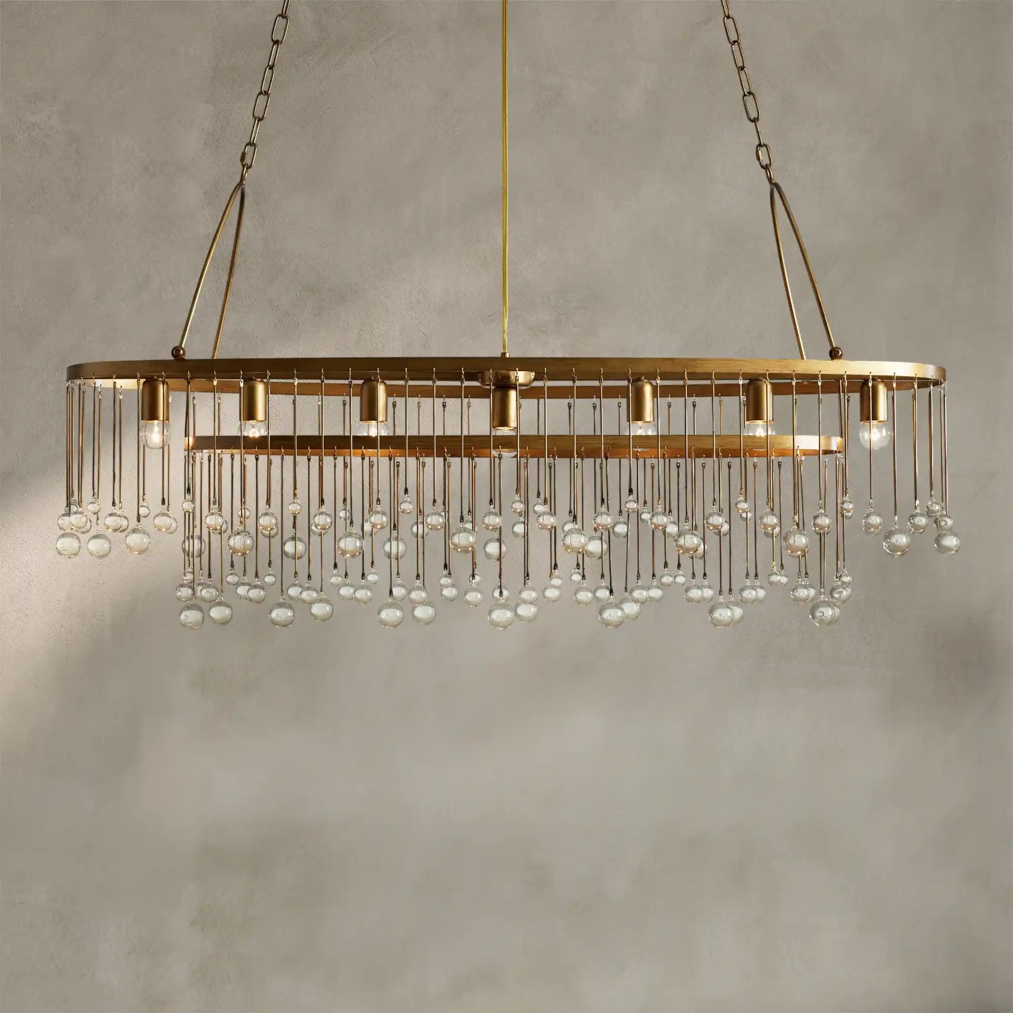 Aubrey 7 Light Oval Chandelier