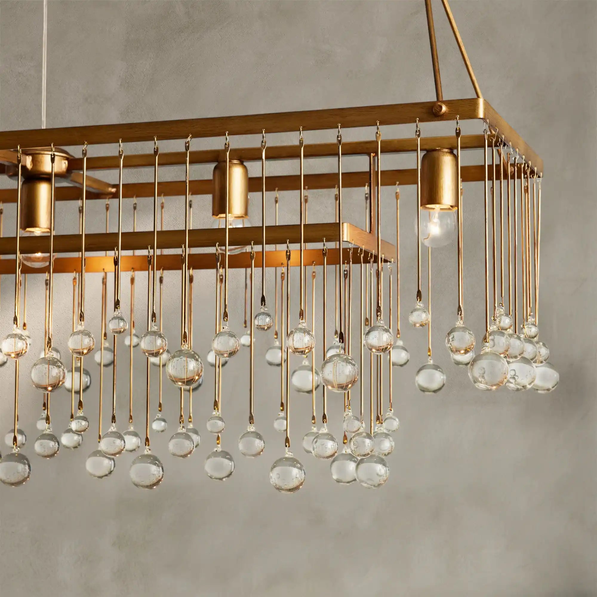 Aubrey Rectangular Chandelier 47''60''