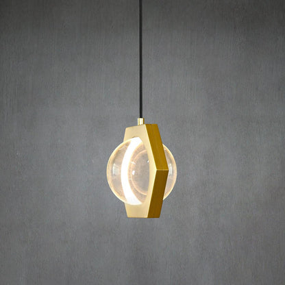 7 Inch Globe Crystal Pendant Light - Eclatant - GILDLAMPS