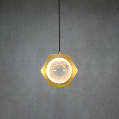 7 Inch Globe Crystal Pendant Light - Eclatant - GILDLAMPS