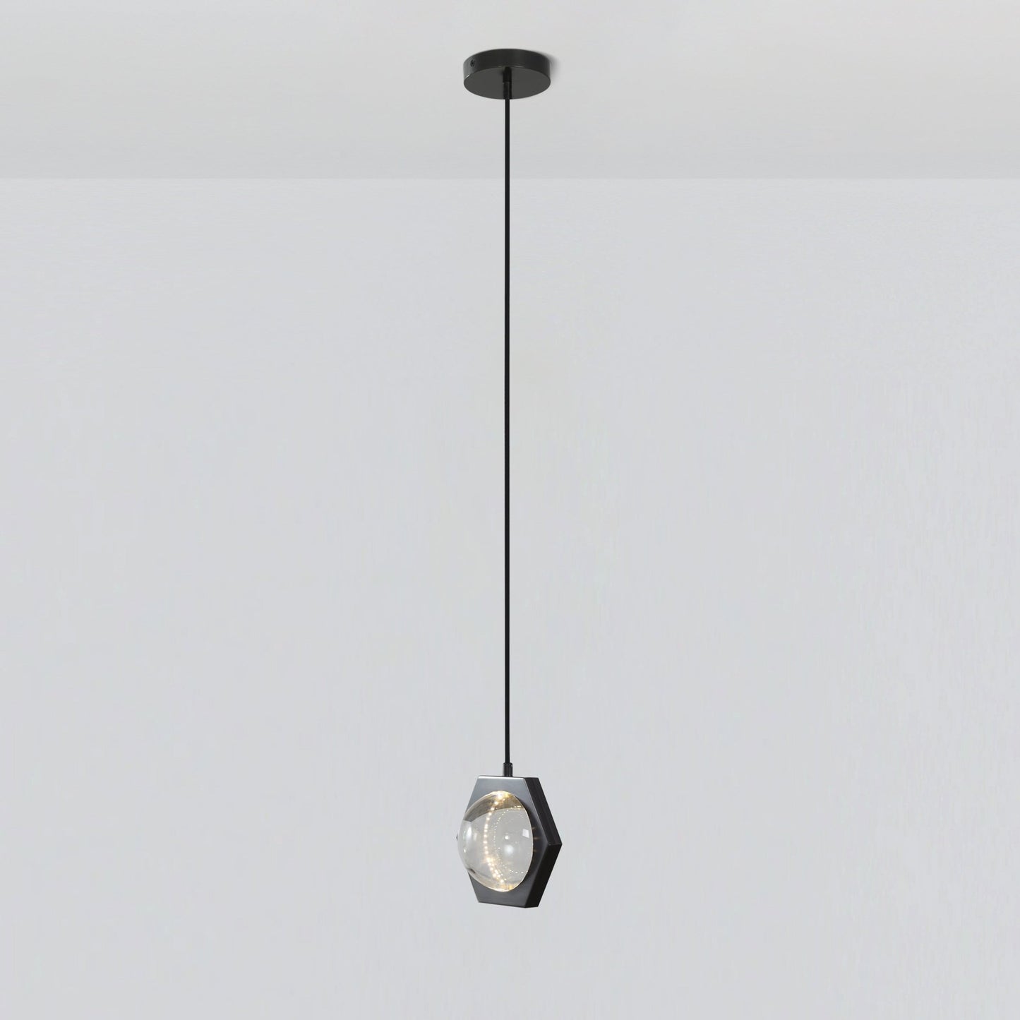 7 Inch Globe Crystal Pendant Light - Eclatant - GILDLAMPS