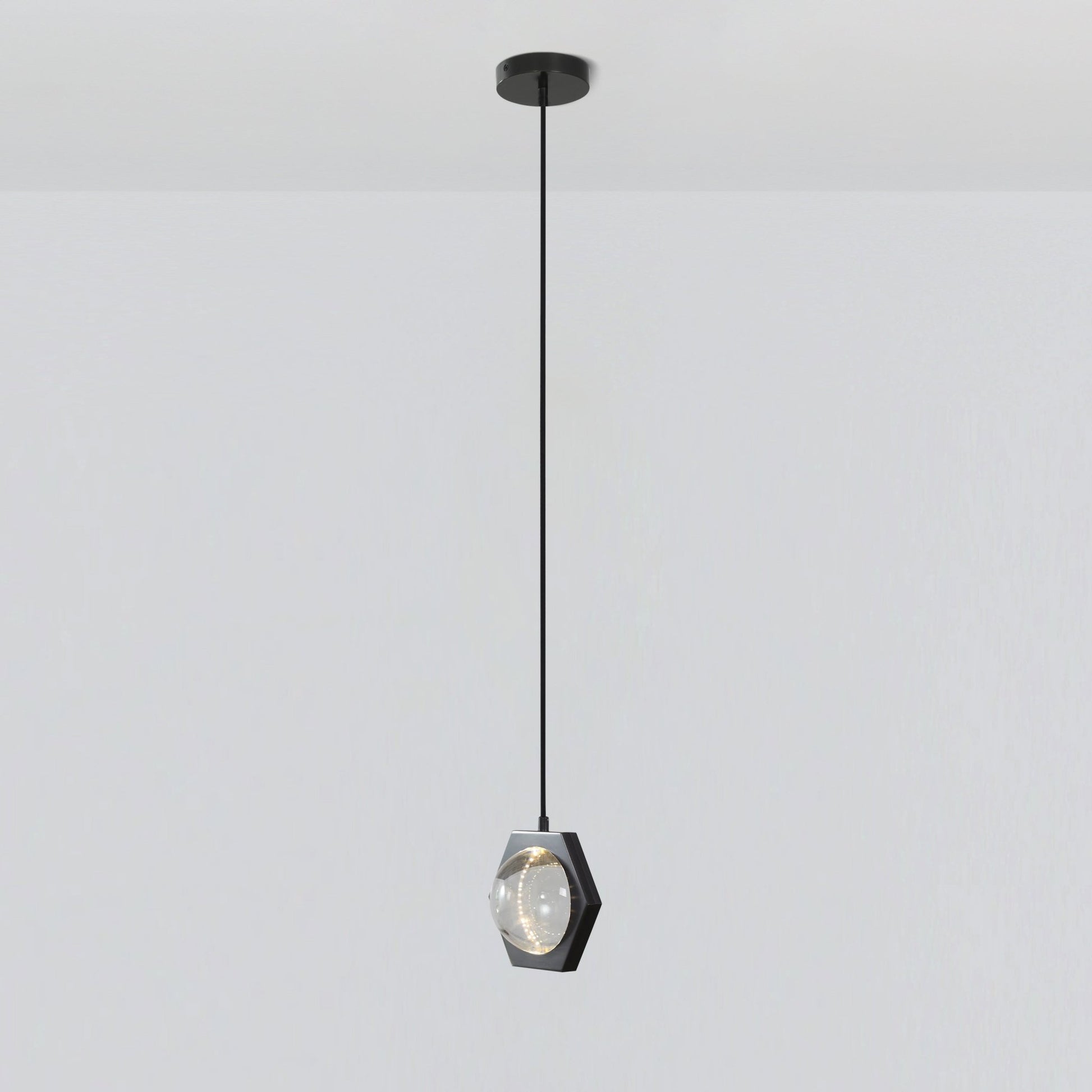 7 Inch Globe Crystal Pendant Light - Eclatant - GILDLAMPS