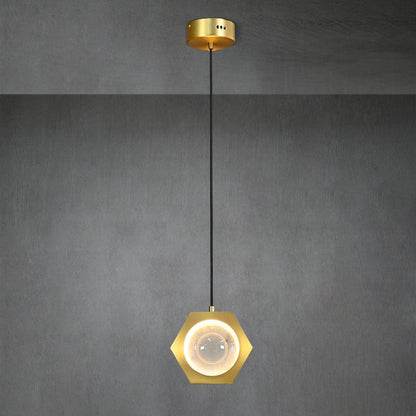 7 Inch Globe Crystal Pendant Light - Eclatant - GILDLAMPS