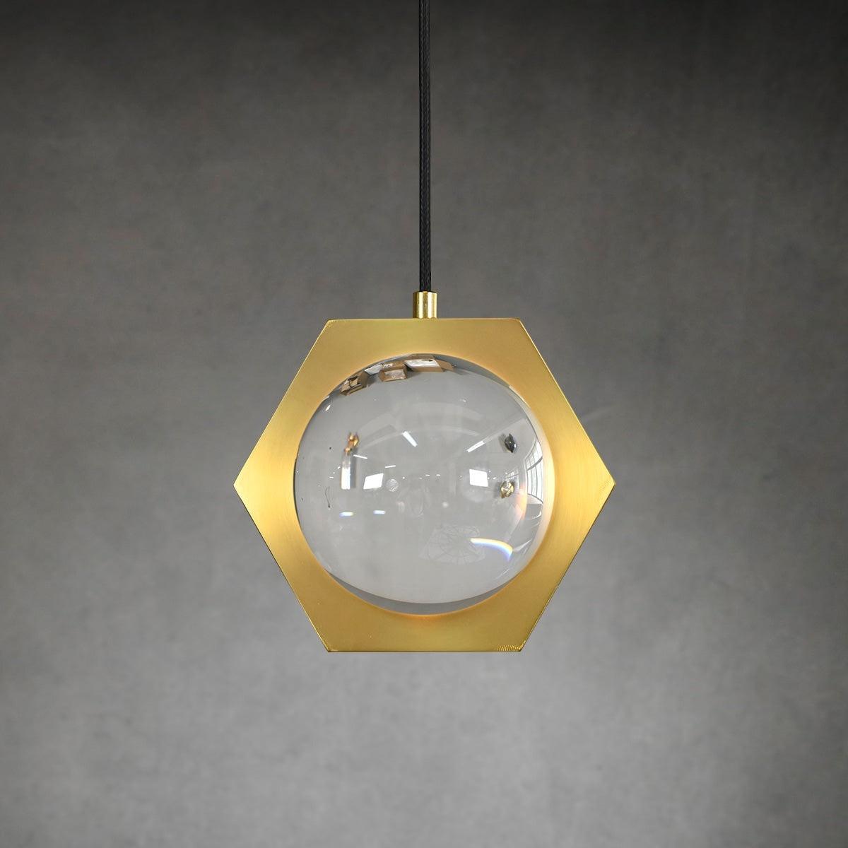 7 Inch Globe Crystal Pendant Light - Eclatant - GILDLAMPS