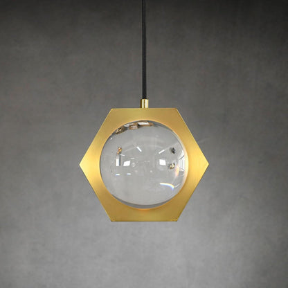 7 Inch Globe Crystal Pendant Light - Eclatant - GILDLAMPS