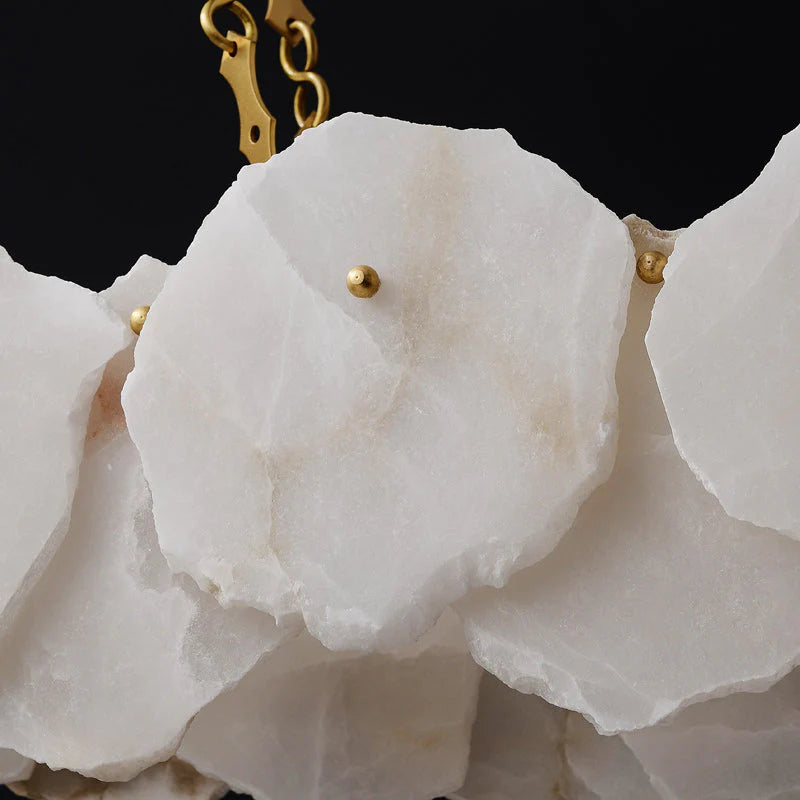 Aura Alabaster Linear Chandelier