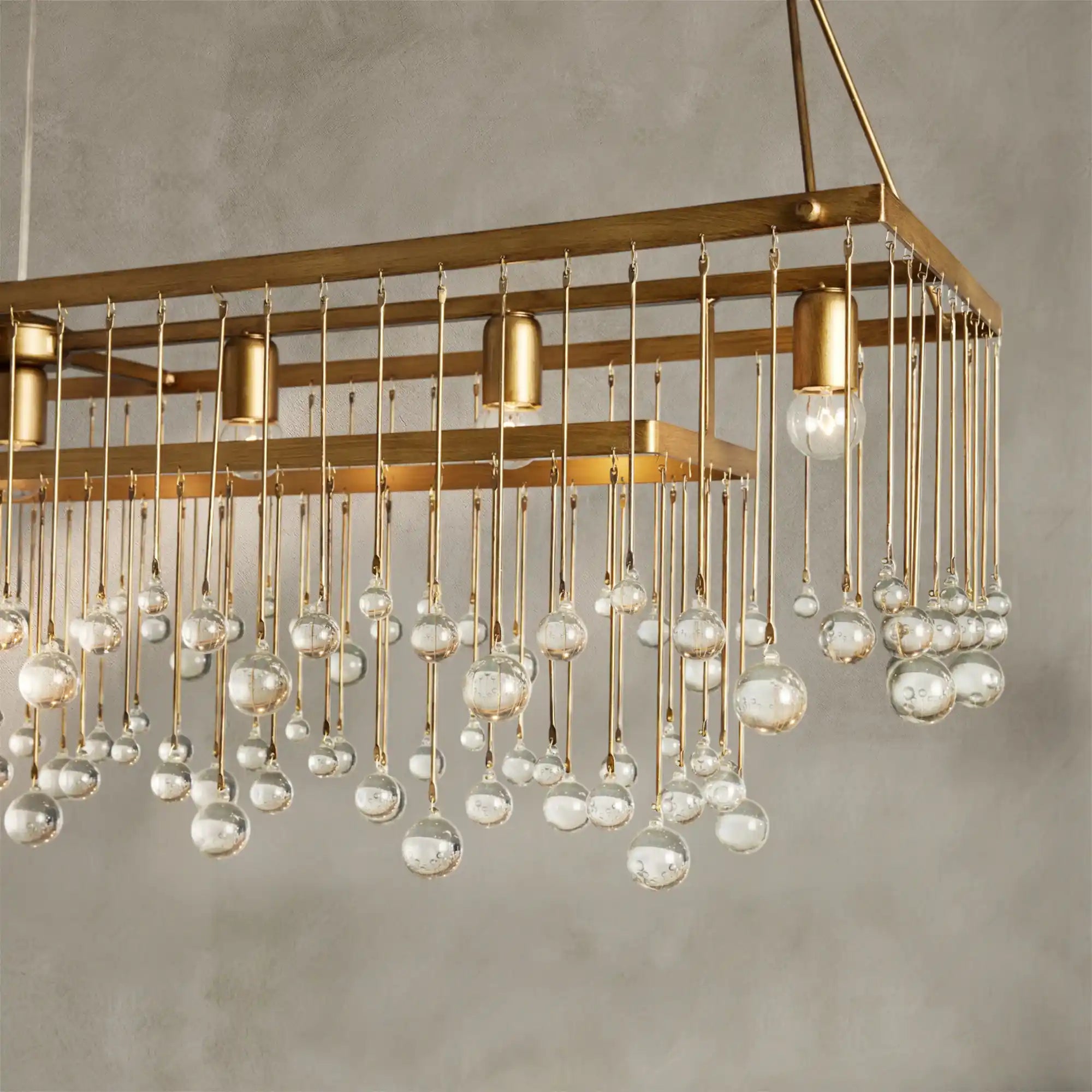 Aubrey Rectangular Chandelier 47''60''