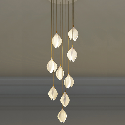 Postmodern Ceramic Branch Chandelier