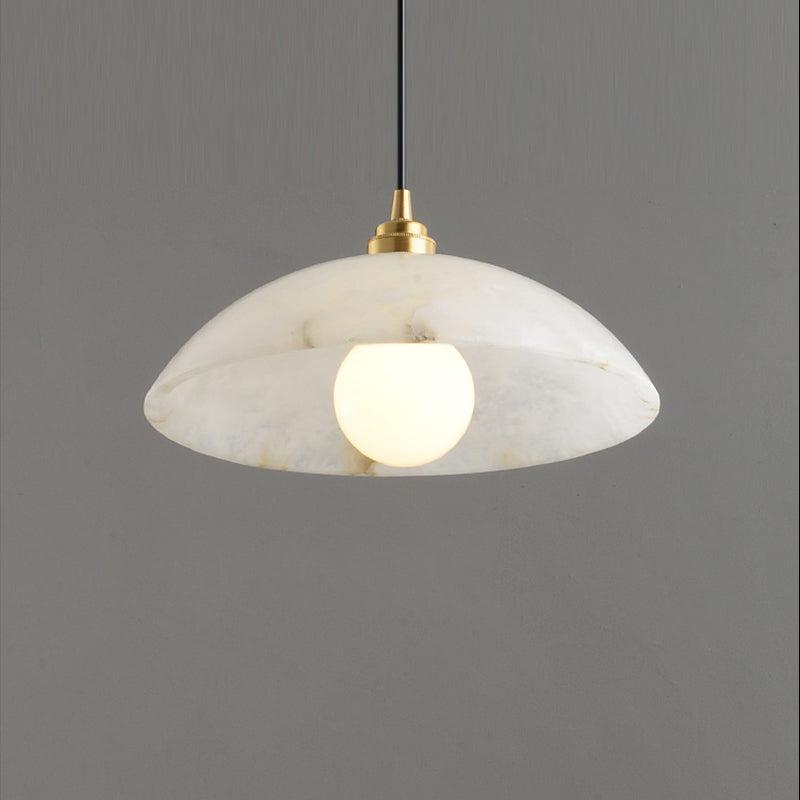 Alabaster Modern Art Pendant Light