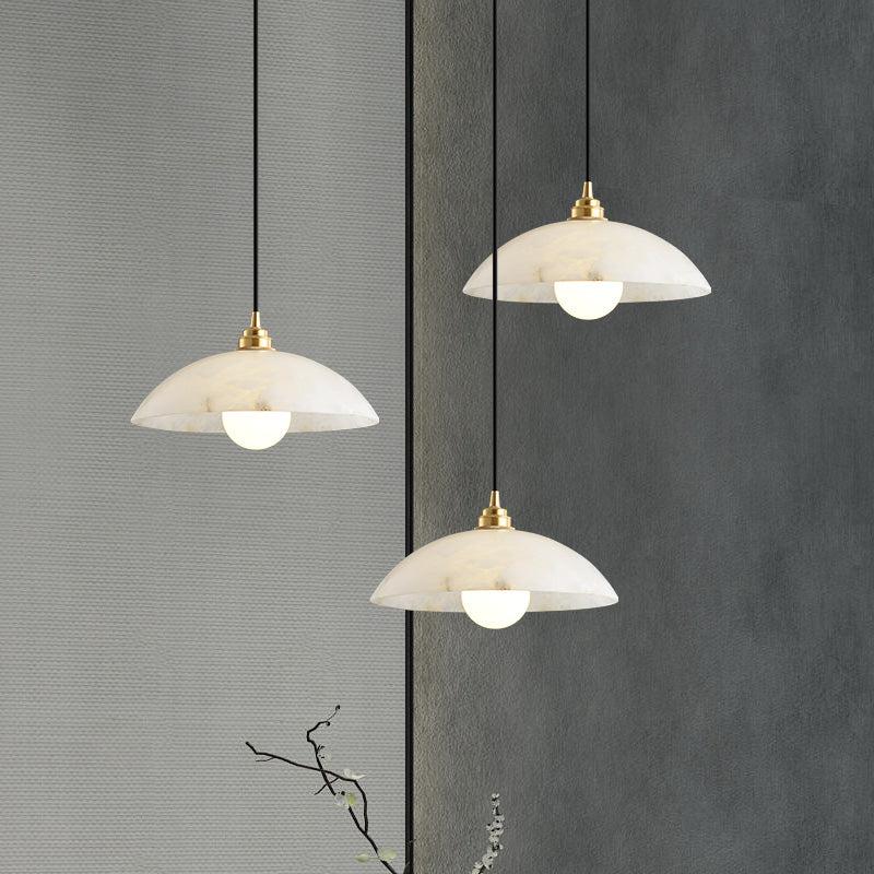 Alabaster Modern Art Pendant Light