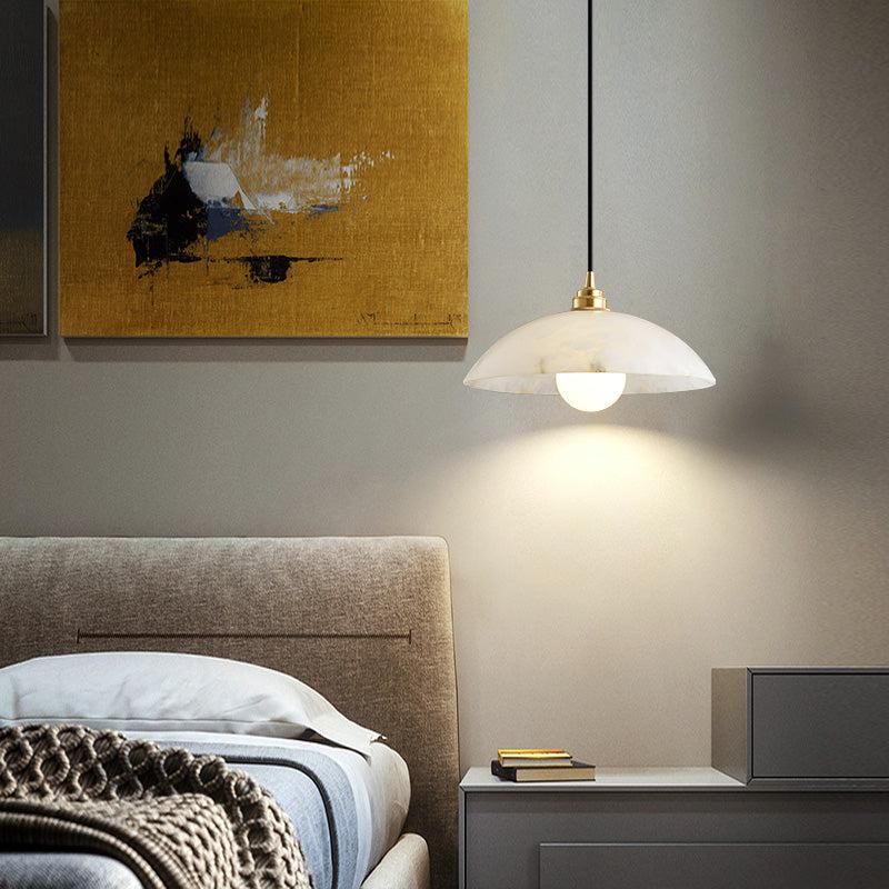 Alabaster Modern Art Pendant Light