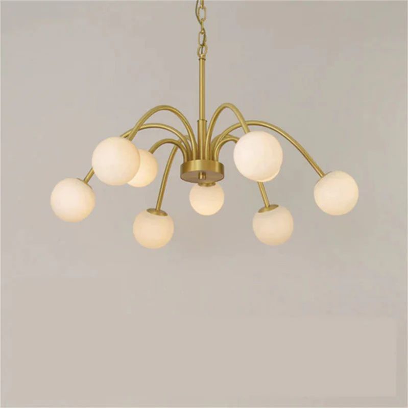 Sienna Alabaster Radial Chandelier