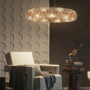 LA Aleya Crystal Ring Chandelier