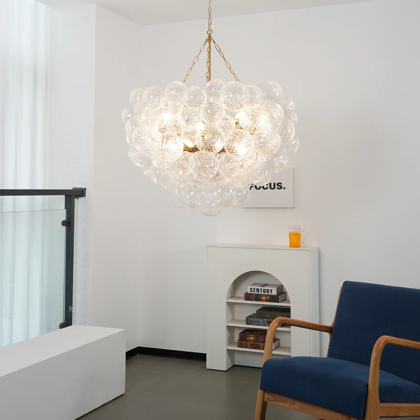 Bubbles Glass Ball Chandelier
