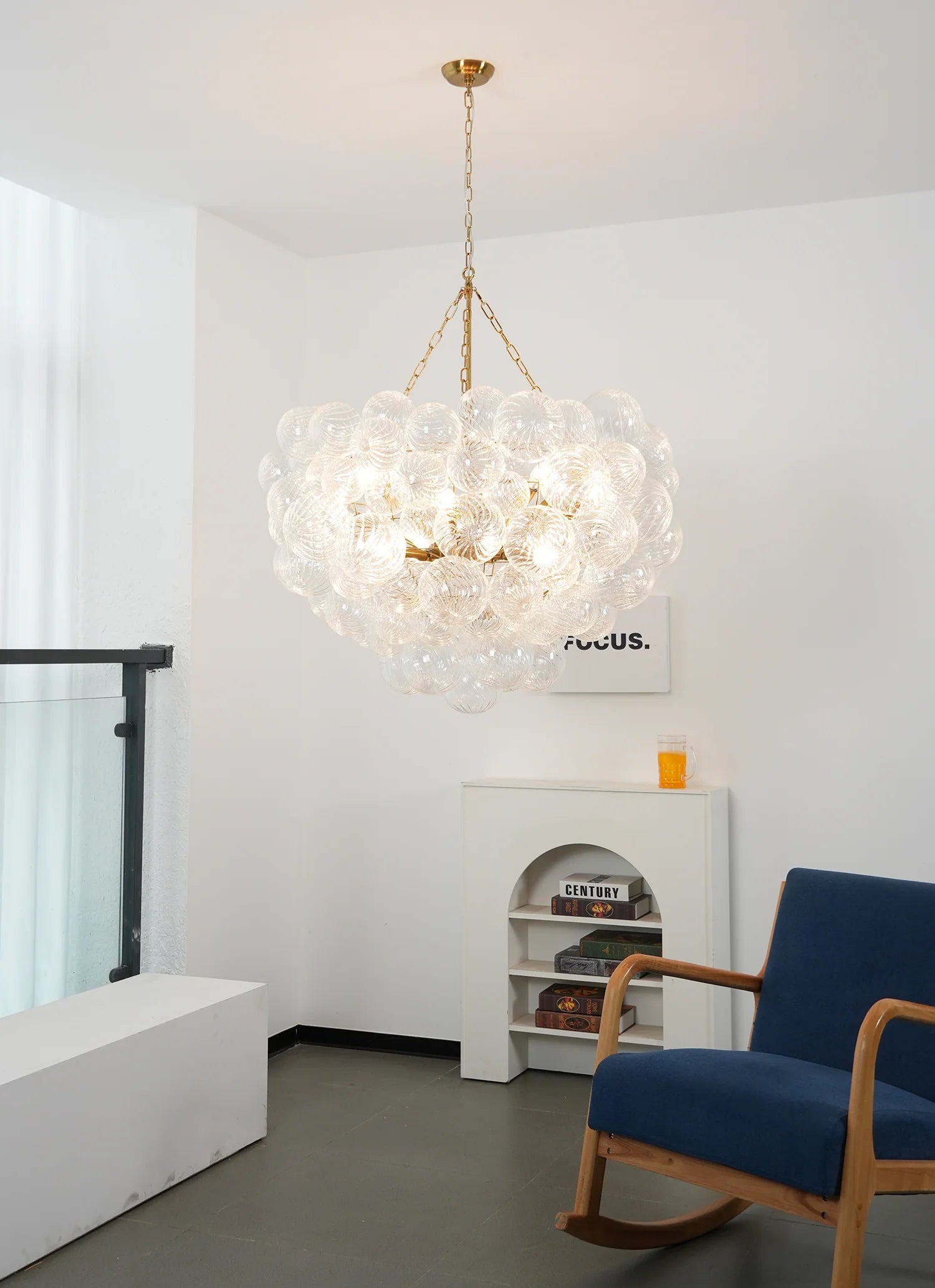 Bubbles Glass Ball Chandelier