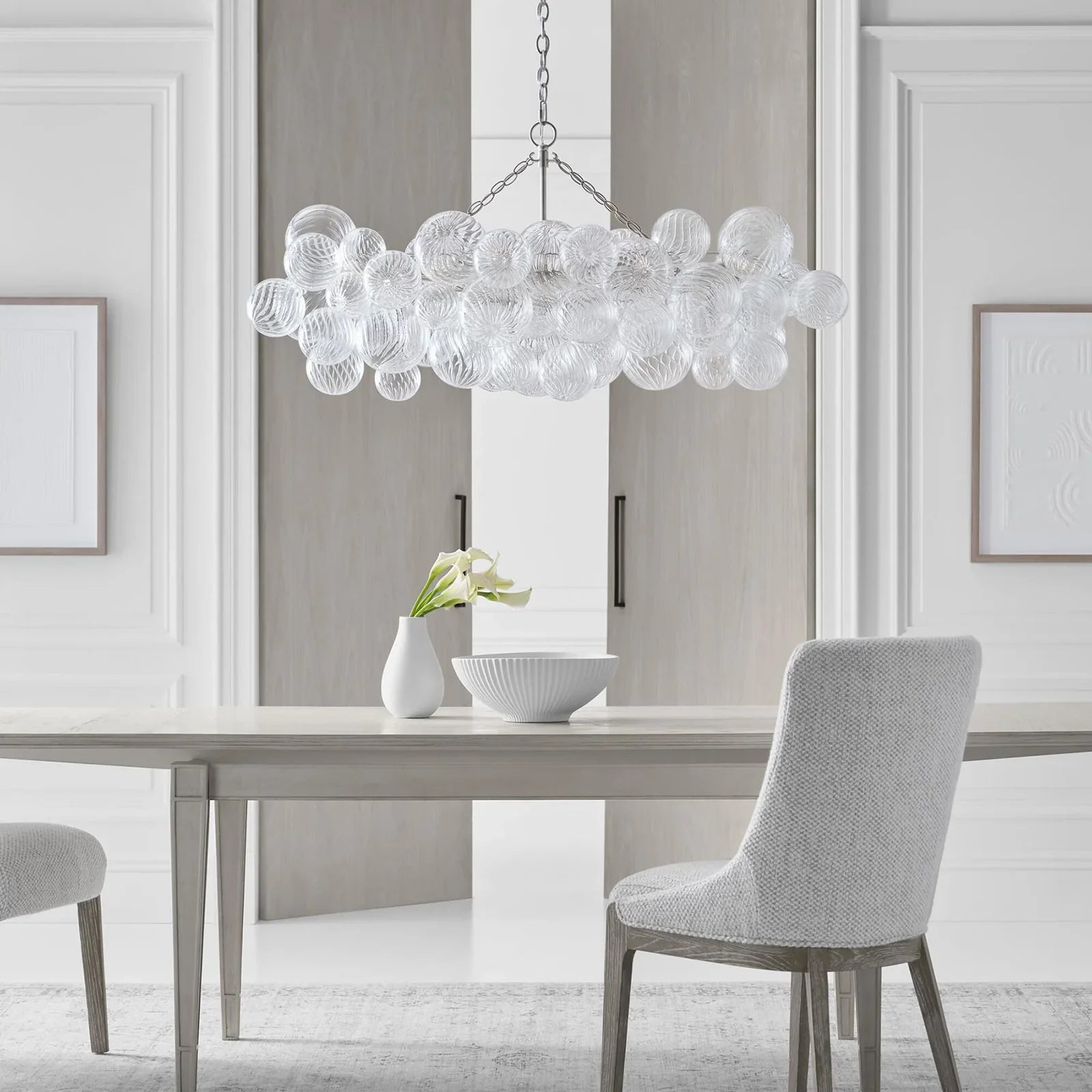 Bubbles Glass Ball Chandelier