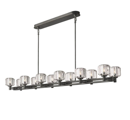 Delmare  Double Linear Chandelier 72“