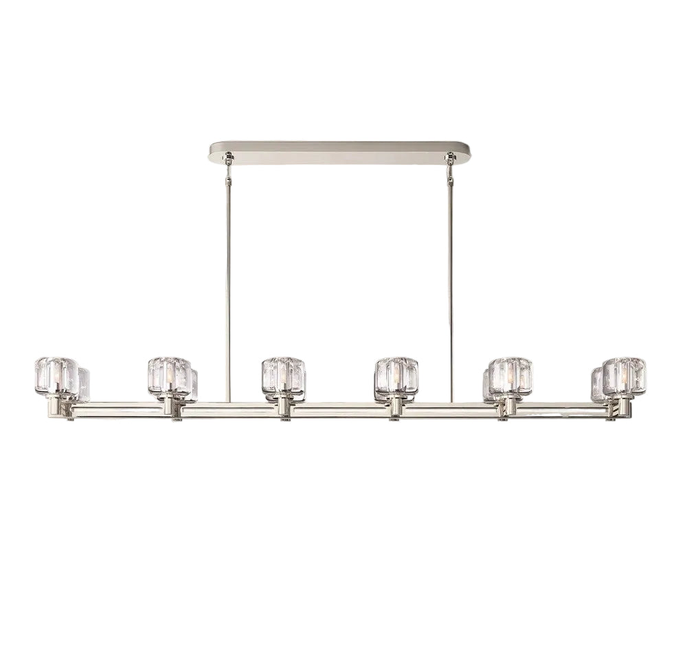 Delmare  Double Linear Chandelier 72“