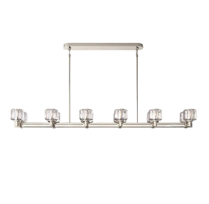 Delmare  Double Linear Chandelier 72“