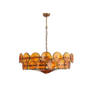 Solaris Disc Murano Glass Chandelier