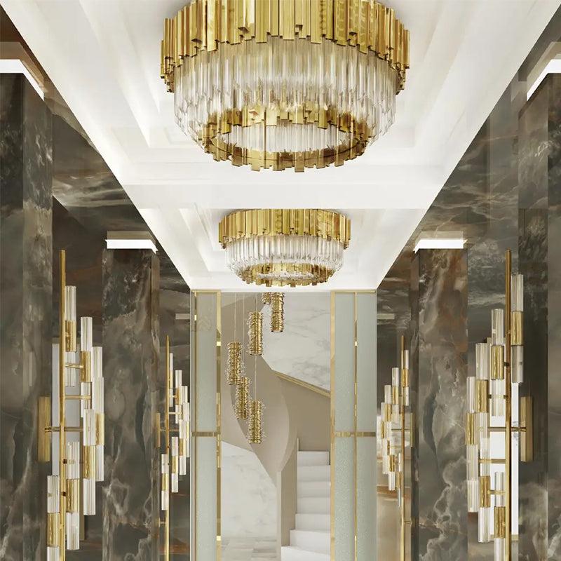 Empire Decorative Round Flush Mount - gildlamps