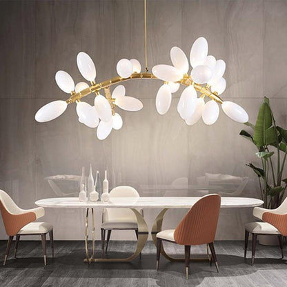 Fashion Grape Linear Chandelier 57 inch L
