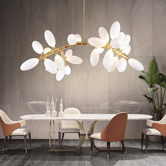 Fashion Grape Linear Chandelier 57 inch L