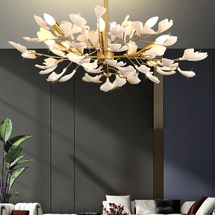 Gingko Luxury Chandelier Style A - gildlamps