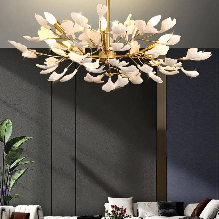 Gingko Luxury Chandelier Style A - gildlamps