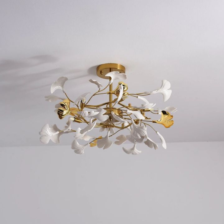 Gingko Luxury Chandelier Style B - gildlamps
