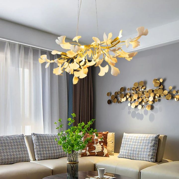 Gingko Luxury Chandelier Style C - gildlamps