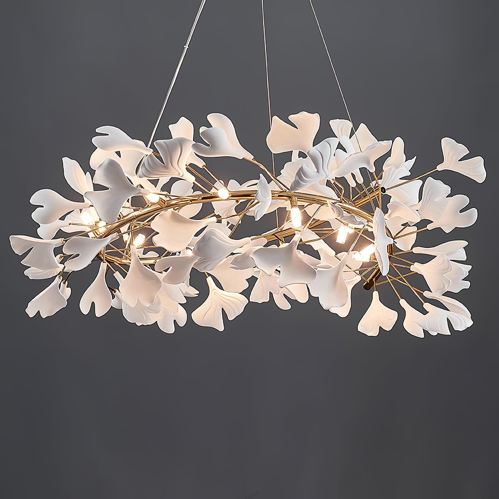 Gingko Ceramic Chandelier U