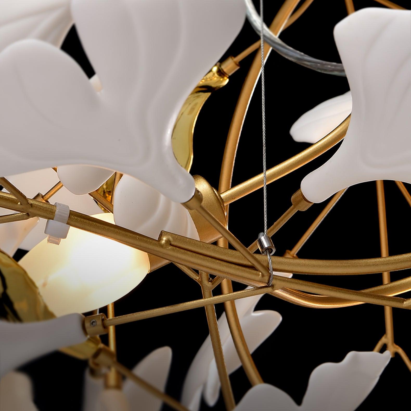 Gingko Ceramic Chandelier S