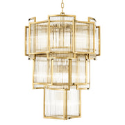 Jet Set Modern Chandelier - Gold/Nickel/Antique Brass