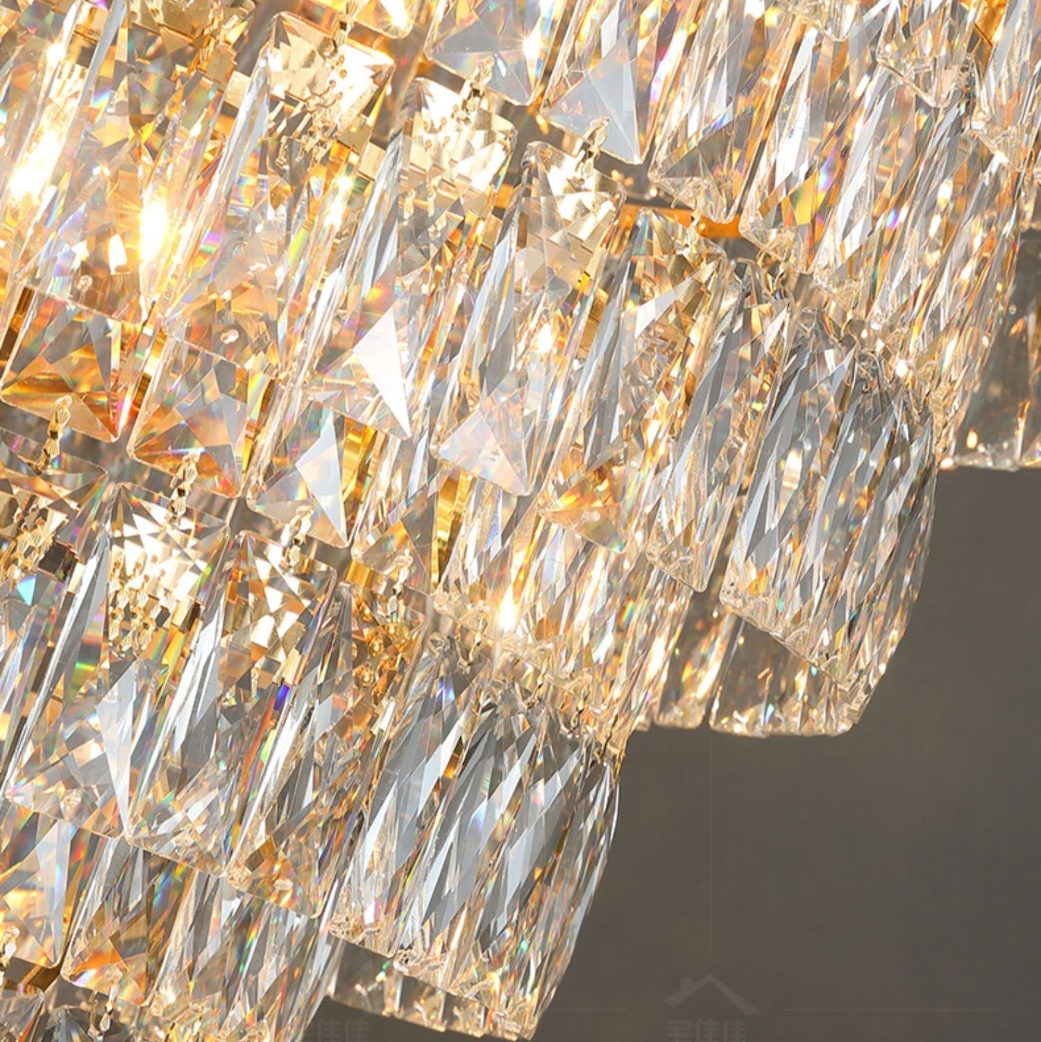 Grand Radiance Round Crystal Chandelier