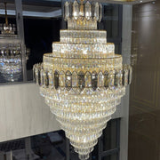 Grand Radiance Round Crystal Chandelier
