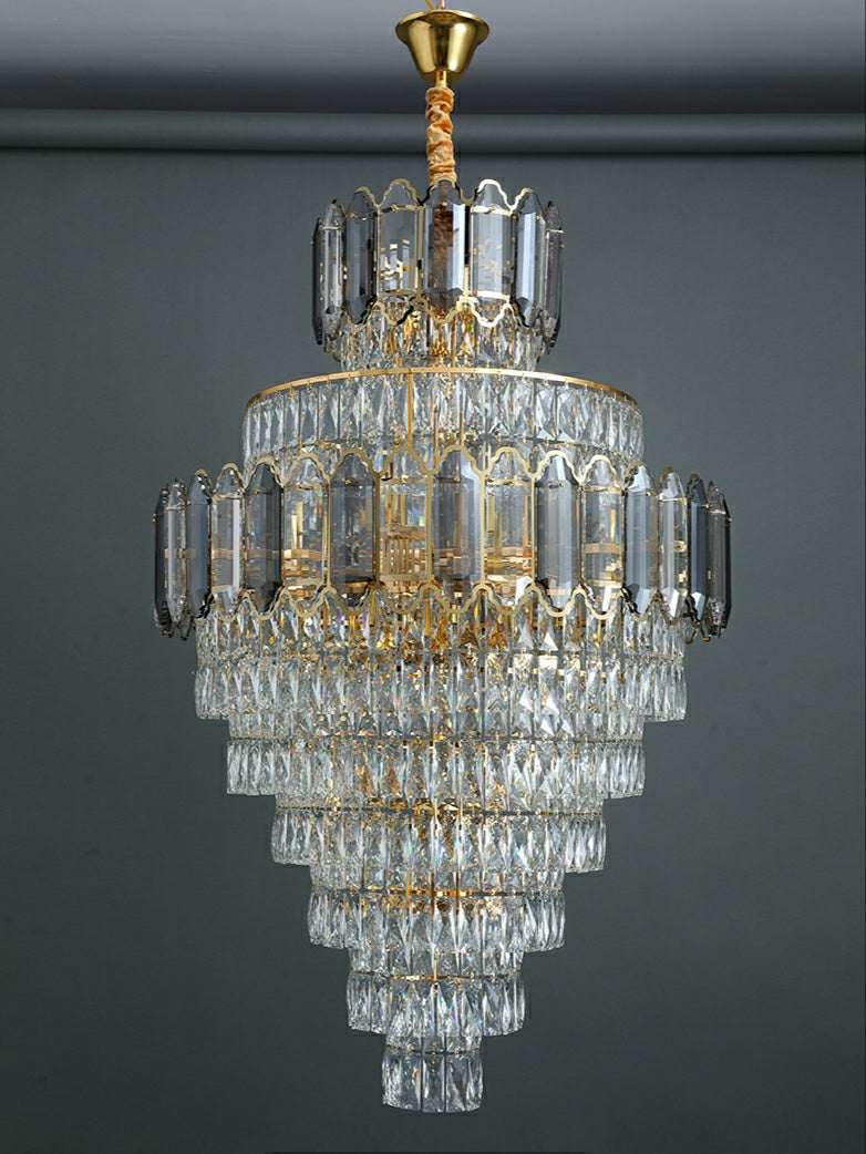 Grand Radiance Round Crystal Chandelier
